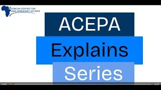How a Law Is Made in Ghana (Step 1)-  ACEPA Explains Series