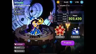 Fully maxed out moonlight cookie (including proper toppings, and skill powder)
