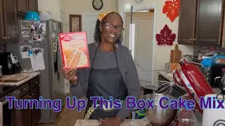 Смесь для торта Turn Up This Box | Морковный торт | cookingsemi-homemadewithjoyce