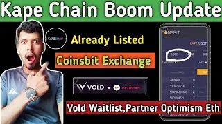 Kape Chain New Update | Kape Listed Coinsbit Exchange |🤑Easy Money Online |How To Make Money Online