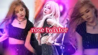 Rose hot twixtor clip - Don't Know What To Do 190907 4k