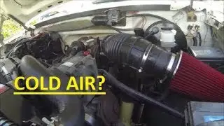 OBS Powerstroke Build Day 15 - Engine Clean up, New Intake and Partial A/C Delete