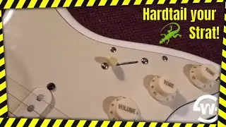 Improve your #guitar with a small #budget: hardtailing your Strat