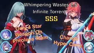 Phrolova Team Only 4 Star Weapon & Changli Carry | Whimpering Wastes 2.5 [5810 pts] Wuwa