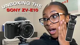📷 Unboxing My First Camera!  | SONY ZV-E10 | Accessories and First Impressions