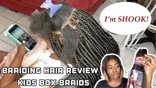 Zury Feather Ends Pre-stretched 54&rdquo; FAST Hollywood Braid REVIEW | Kid&rsquo;s Box Braids