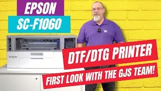 Epson F1060 DTF/DTG printer | First look with the GJS team!
