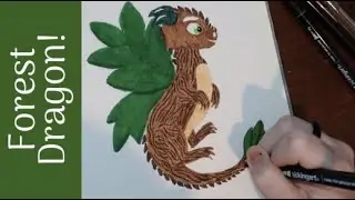 Forest Dragon, #Dragonary Day 4! [CC]