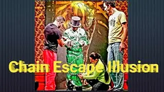 Chain Escape Magic Illusion | Dr.Gugampoo.Kuwait | #chainescapeillusion #gugampoo #chainillusion