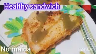 Evening healthy snacks sandwich recipe crunchy sabakki rava aloo #chat #snacks
