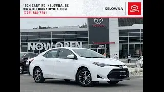 White 2018 Toyota Corolla LE Review Kelowna BC - Kelowna Toyota
