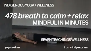 calm your nervous system with this short easy breath work meditation | 4 7 8 breath