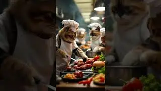 The Entrepreneur Cat and His Burger Empire #specialforces  #entrepreneurial #cat, #burger restauran