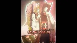 their demon version..😈🔥[] shinobu&times;mitsuri edit [] kny edit [] #demonslayer #shorts