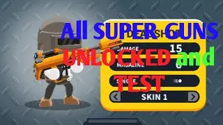 Johnny Trigger all Super guns unlock and test