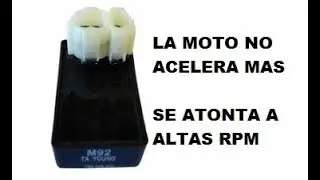CDI, Mi MOTO falla a ALTAS REVOLUCIONES  falla comun del CDI
