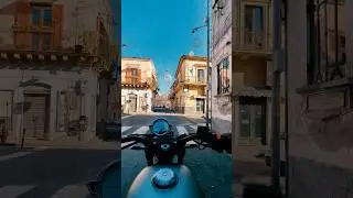 ​Moto Guzzi V7 Stone: Ride ad Aci Trezza☀️🌊 #motoguzzi #motoguzziv7 #sicily #motovlog #shorts