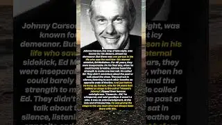 Before he died, Johnny Carson said these words