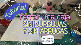 Tutorial cómo pegar el papel sin burbujas o pliegues