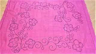 Table Cloth Latest Design Drawing | Nokshi katha design 2022 | কুশন কভার ডিজাইন\ টেবিল ক্লথ ডিজাইন