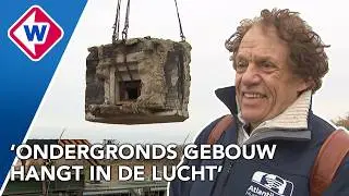Loodzware oorlogsbunker is op nieuwe plek gezet