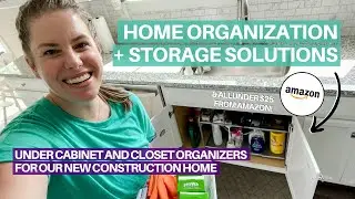 Home Organization - Under Cabinet and Closet Storage | 2022 New Construction Ryan Homes Corsica