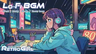 Rainy Lofi Jazzy Hip-hop - 1 hour loop mix BGM