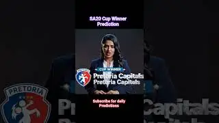 Pretoria Capitals Vs Sunrisers Eastern Cape | SA20 Cup Winner Prediction | Today Match Winner #viral