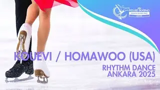 Anaelle KOUEVI / Yann HOMAWOO (USA) | Junior Ice Dance Rhythm Dance | Ankara 2025