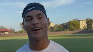Stanford WR CJ Williams is happy to be at his dream school