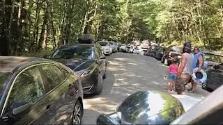 Crowds causing problems at Lower Falls
