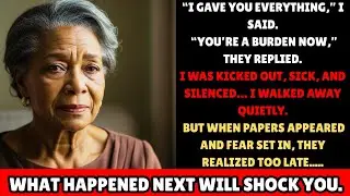 I Was the One Who Held the Family Together — But They Turned on Me When I Needed Help....