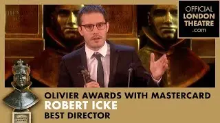 Robert Icke wins Best Director for Oresteia | Olivier Awards 2016 with Mastercard
