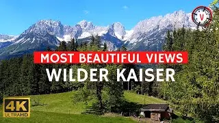 Wilder Kaiser 🇦🇹 Wonderful Walk through meadows & forests with spectacular Mountain Views (4K 60fps)