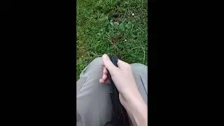 Shooting a Fiji bottle with air guns