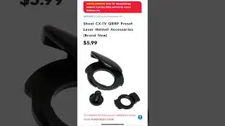 Motorhelmets Store Sale Shoei Velocity Visor & CX-1V QRBP Preset Lever Motorcycle Helmet Accessories