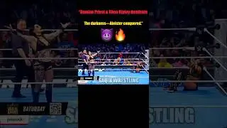 &ldquo;Damian Priest & Rhea Ripley dominate the darkness&mdash;Aleister conquered.&rdquo; 😈🔥 #wwe #shorts #wrestling