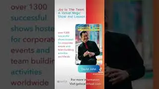 #magic #illusion #teambuildingevents #virtualteambuilding #onlineactivities #virtualevent