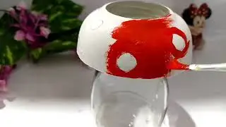 DIY mushroom pen holder