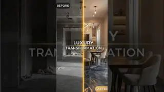 Dining Room + Bar Nook Luxury Makeover #shortvideo #interiordesign #bedroomdesign #opulentinteriors