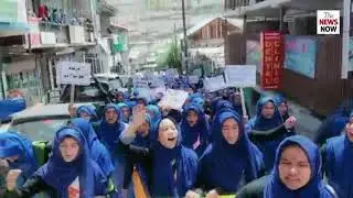 Sumbal Rape: Students of Govt Girls Higher Secondary School Kargil Protest, Demand Justice