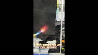 PAN Carbon Fiber Felt Burning Testing
