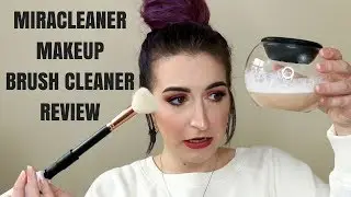 SPINNING MAKEUP BRUSH CLEANER REVIEW | Kirby Rose
