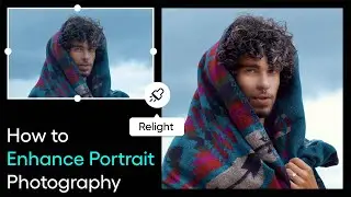 How to Enhance Portrait Photography with Relight Tool  | Picsart Tutorial