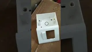 3 Module surface Box with front plate.
