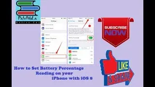 How to Battery Percentage show on your iPhone 8