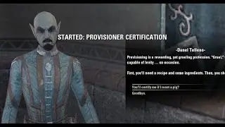Schroffhand presents: from The Elder Scrolls Online - Provisioner certification quest