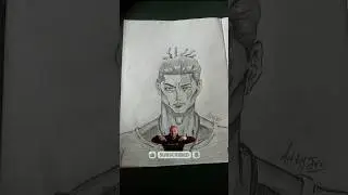 I tried drawing TODO, pls like and share your thoughts #art #jjk #anime #todo #manga #drawing #arts