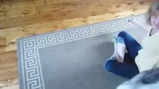 Camille & Morrigan running around