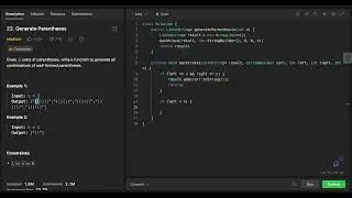 [Leetcode] 22. Generate Parentheses